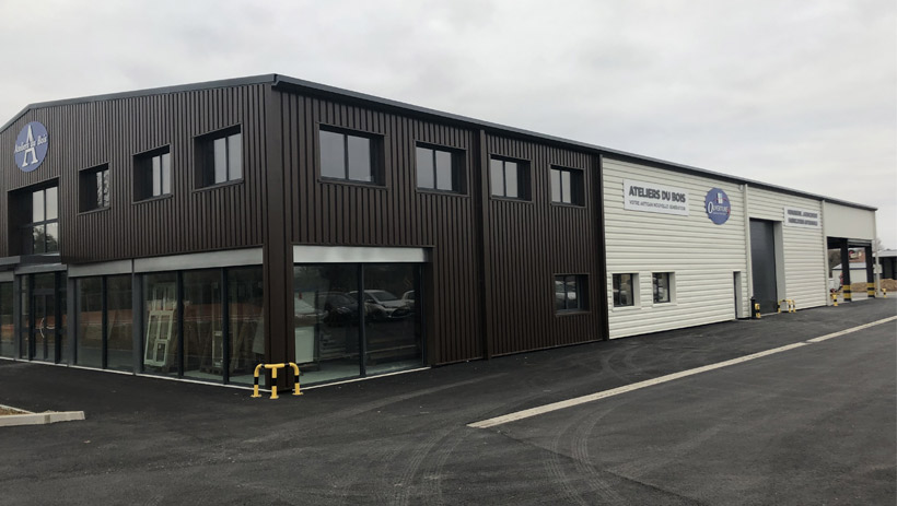 Nouveau bâtiment des Ateliers du Bois à la Ferté Alais