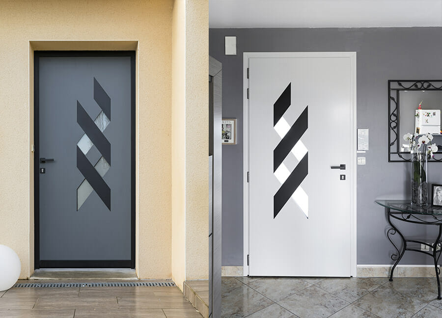 Portes aluminium OuvertureS ligne Concept