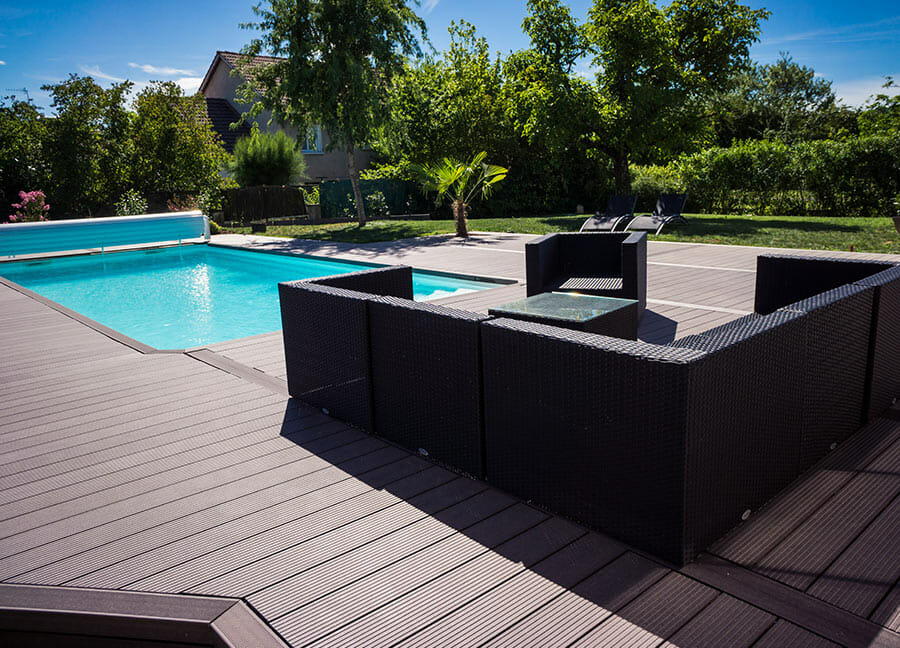 Terrasse en bois composite