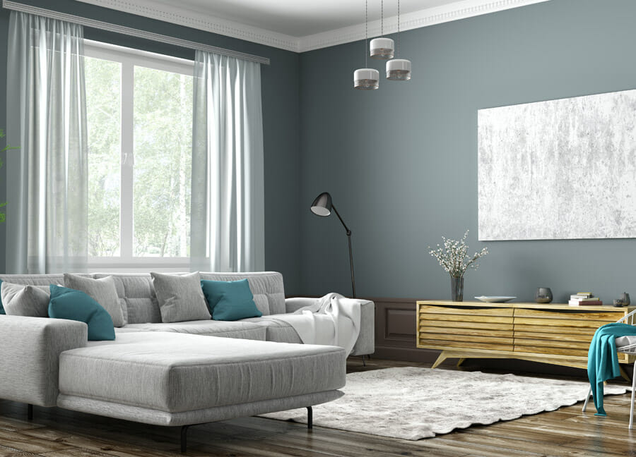 Fenêtre en PVC OuvertureS dans un salon
