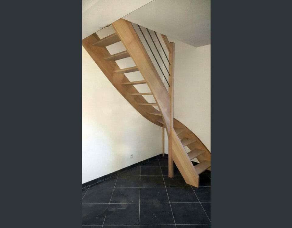 Escalier sur-mesure posé à Courcouronne en Essonne