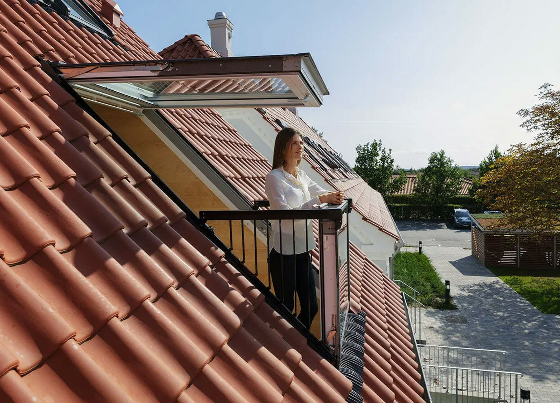 Fenêtre de toit Velux à projection