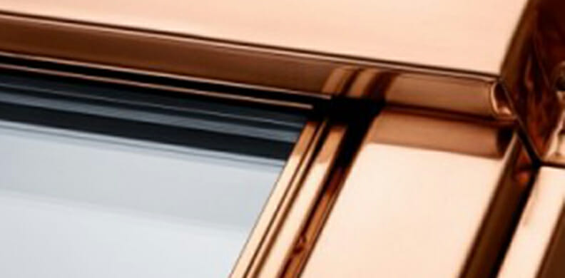 Velux finition cuivre