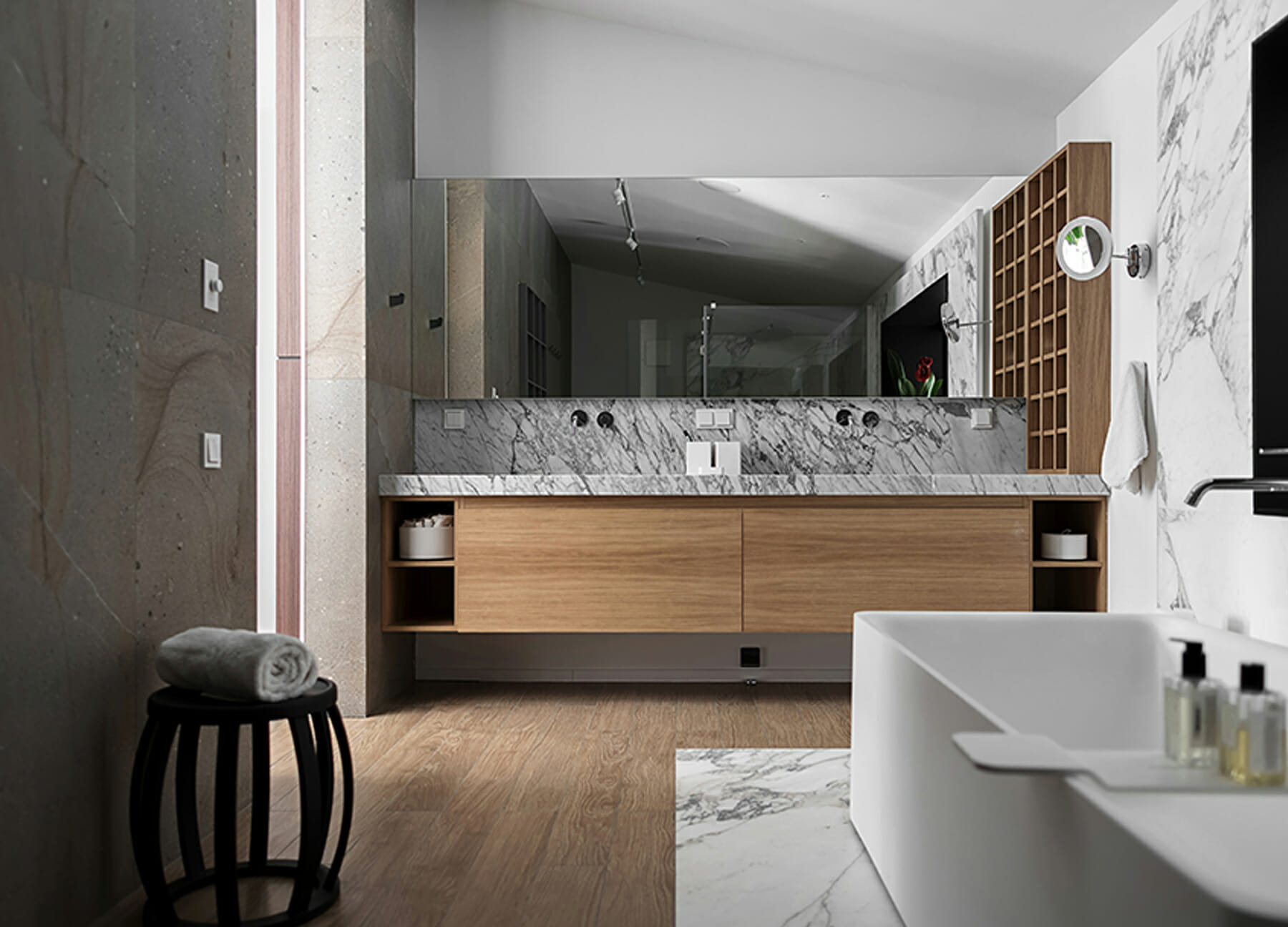 Parquet pour salle de bain et pièces humides