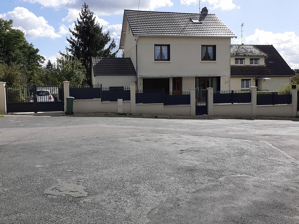 Travaux de maçonnerie à Cerny : clôture maçonnée