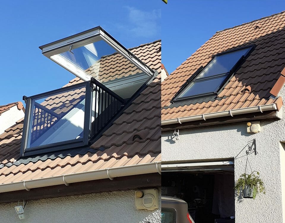 Pose d'un balcon Velux à la Ferté-Alais