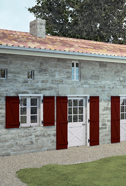 Volets sur mesure