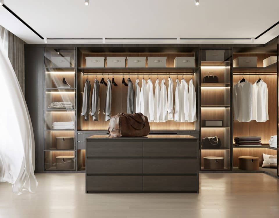 comment aménager l'intérieur de son dressing