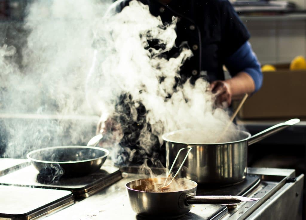 odeurs et cuisine ouverte