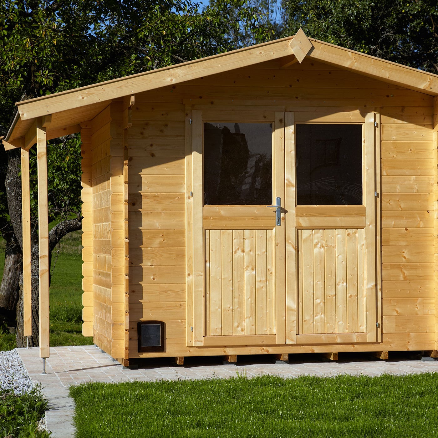 abris de jardin avec double porte