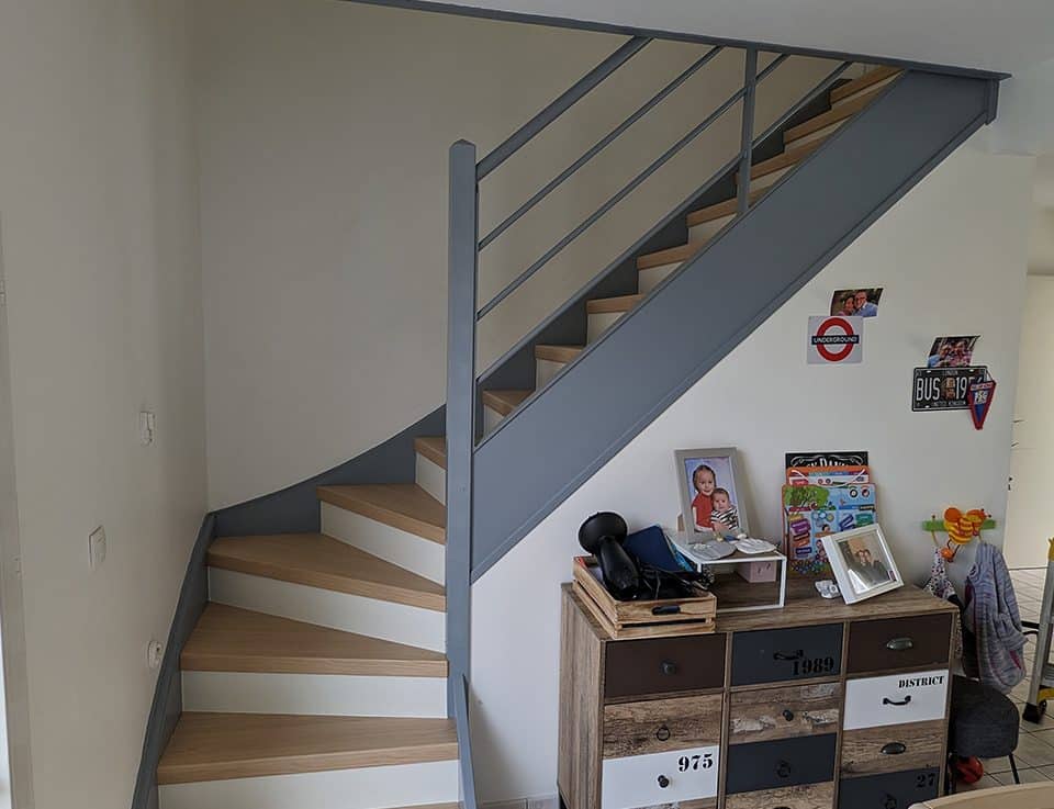 Escalier sur mesure à Ormoy