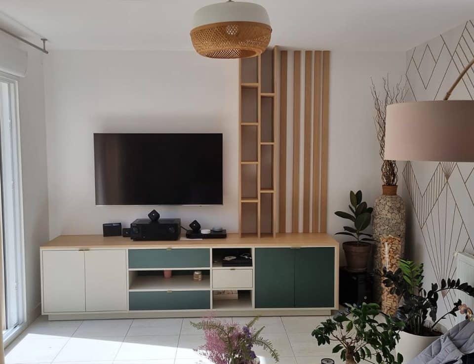 Etagère sur mesure à Maisse.