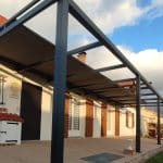 Pergola à Milly.