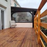 Terrasse en bois à Epinay.