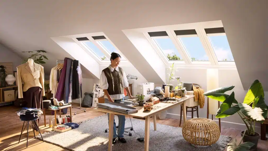 Pose d'une verrière Velux en Essonne