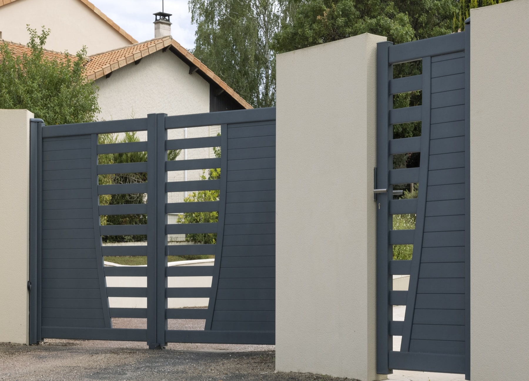 portail en aluminium