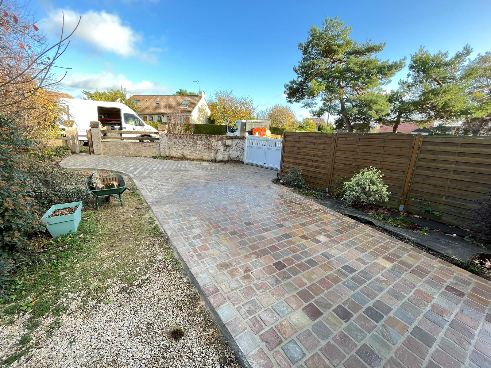 Allée en pavés orientaux