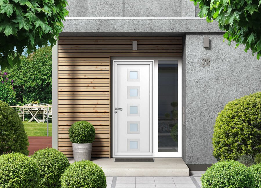 Porte PVC ligne Carré