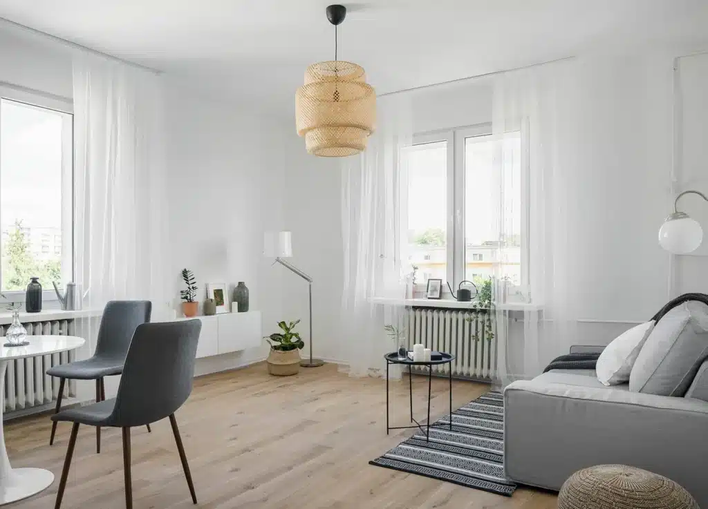 Parquet contrecollé en bois naturel