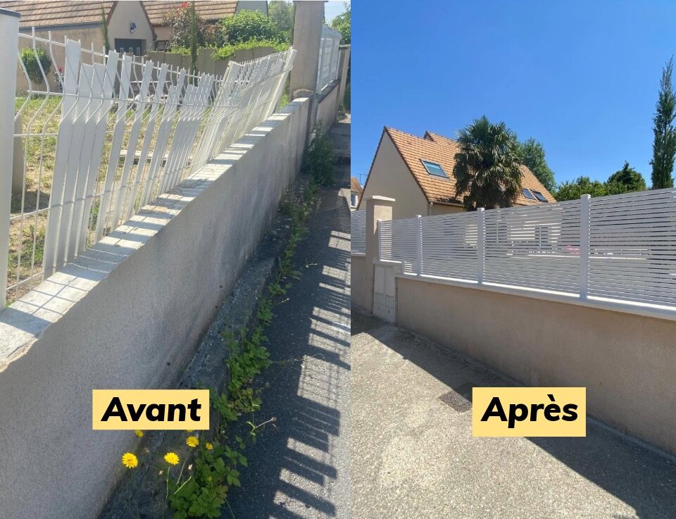 Changement de clôture à Ballancourt